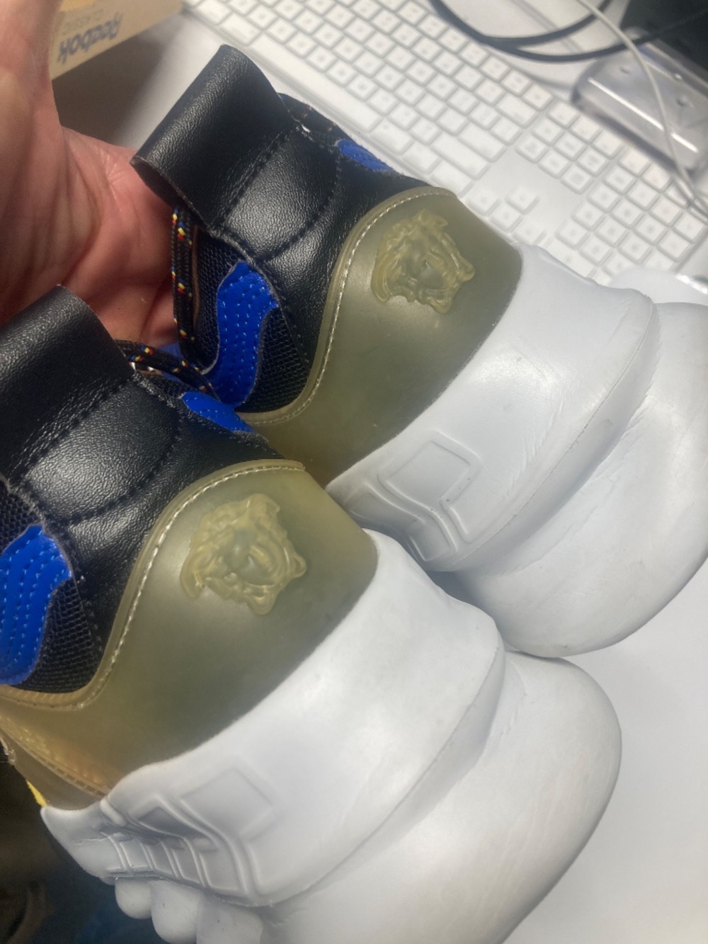 Versace chain reaction sneakers EU39 US8.5 cute - Picture 6 of 10